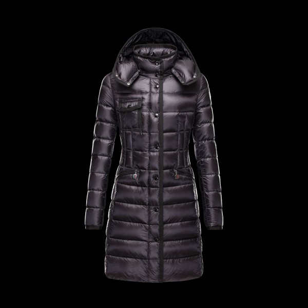Moncler Moda Mock colletto e cappuccio staccabile lungo caldo Cappotti